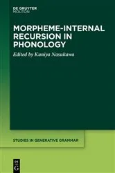 Book cover of Morpheme-internal Recursion in Phonology by Kuniya Nasukawa