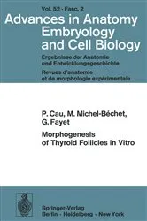 Book cover of Morphogenesis of Thyroid Follicles in Vitro by P. Cau