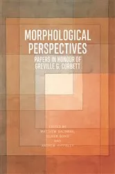 Book cover of Morphological Perspectives by Matthew Baerman