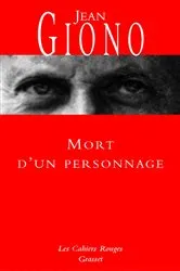 Book cover of Mort d'un personnage by Jean Giono