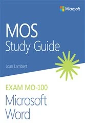Book cover of MOS Study Guide for Microsoft Word Exam MO-100 by Joan Lambert