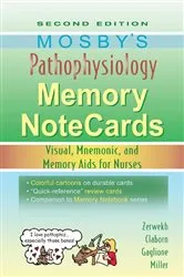 Book cover of Mosby's Pathophysiology Memory NoteCards - E-Book (2nd ed.) by Zerwekh EdD, MSN, RN, JoAnn
