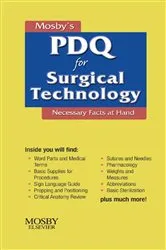 Book cover of Mosby's PDQ for Surgical Technology by Robin Hueske CST