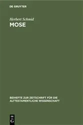 Book cover of Mose by Herbert Schmid