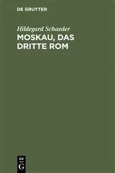 Book cover of Moskau – Das Dritte Rom? by Universitätsbibliothek Bern
