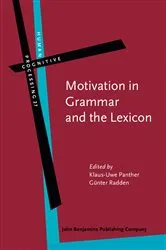 Book cover of Motivation in Grammar and the Lexicon by Klaus-Uwe Panther