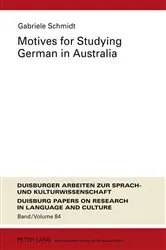 Book cover of Motives for Studying German in Australia by Unknown
