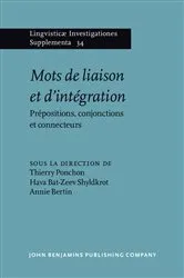 Book cover of Mots de liaison et d'intégration by Unknown
