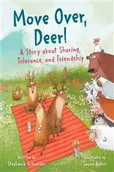 Book cover of Move Over, Deer! by Stephanie Schneider