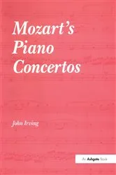 Book cover of Mozart's Piano Concertos by John Irving