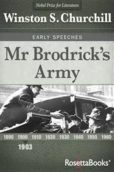 Book cover of Mr Brodrick's Army by Winston S. Churchill