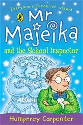 Book cover of Mr Majeika and the School Inspector by Humphrey Carpenter