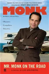 Book cover of Mr. Monk on the Road by Lee Goldberg