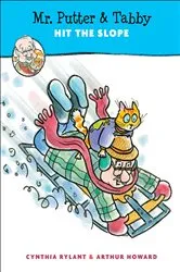Book cover of Mr. Putter & Tabby Hit the Slope by Cynthia Rylant