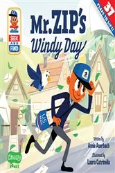 Book cover of Mr. Zip Seek and Find: Mr. Zip’s Windy Day by Annie Auerbach