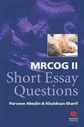Book cover of MRCOG II Short Essay Questions by Parveen Abedin