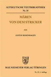 Book cover of Mären von dem Stricker by Der Stricker