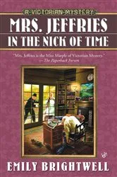 Book cover of Mrs. Jeffries in the Nick of Time by Emily Brightwell