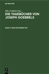 Book cover of März-November 1937 by Elke Fröhlich