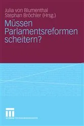 Book cover of Müssen Parlamentsreformen scheitern? by Julia Blumenthal