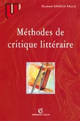 Book cover of Méthodes de critique littéraire by Elizabeth Ravoux-Rallo