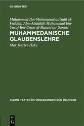Book cover of Muhammedanische Glaubenslehre by Muhammad Ibn-Muhammad as-Safii al- Faddali