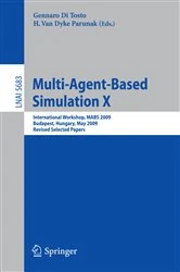 Book cover of Multi-Agent-Based Simulation X by Gennaro Di Tosto