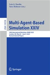 Book cover of Multi-Agent-Based Simulation XXIV by Luis G. Nardin