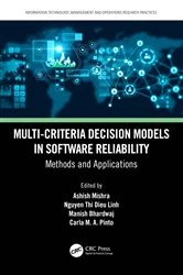 Book cover of Multi-Criteria Decision Models in Software Reliability by Ashish Mishra