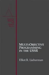 Book cover of Multi-Objective Programming in the USSR by Elliot R. Lieberman