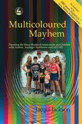 Book cover of Multicoloured Mayhem by Jacqui Jackson