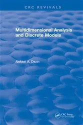 Book cover of Multidimensional Analysis and Discrete Models by Aleksei A. Dezin