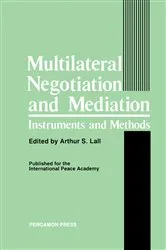 Book cover of Multilateral Negotiation and Mediation by Arthur S. Lall
