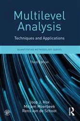 Book cover of Multilevel Analysis (3rd ed.) by Joop Hox