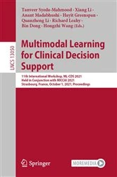 Book cover of Multimodal Learning for Clinical Decision Support by Tanveer Syeda-Mahmood
