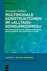 Book cover of Multimodale Konstruktionen im „Alltagskonsumkosmos“ by Unknown