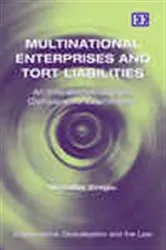Book cover of Multinational Enterprises and Tort Liabilities by Muzaffer Eroglu