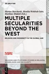 Book cover of Multiple Secularities Beyond the West by Marian Burchardt