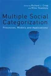 Book cover of Multiple Social Categorization by Richard J. Crisp