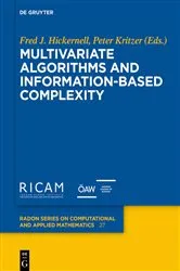 Book cover of Multivariate Algorithms and Information-Based Complexity by Fred J. Hickernell