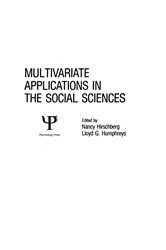 Book cover of Multivariate Applications in the Social Sciences by N. Hirschberg