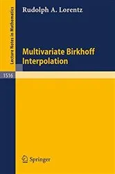 Book cover of Multivariate Birkhoff Interpolation by Rudolph A. Lorentz
