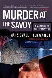 Book cover of Murder at the Savoy by Maj Sjowall