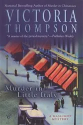 Book cover of Murder in Little Italy by Victoria Thompson
