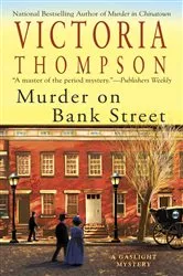 Book cover of Murder on Bank Street by Victoria Thompson