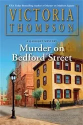 Book cover of Murder on Bedford Street by Victoria Thompson