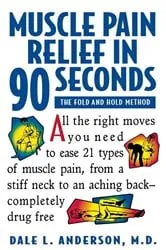 Book cover of Muscle Pain Relief in 90 Seconds by Dale L. Anderson