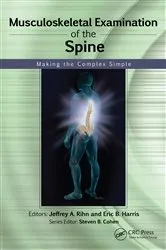 Book cover of Musculoskeletal Examination of the Spine by Jeffrey Rihn