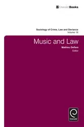 Book cover of Music and Law by Mathieu Deflem