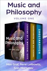 Book cover of Music and Philosophy Volume One by Max Graf